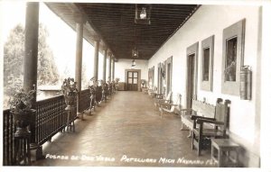 RPPC Posada De Don Vasco, Pátzcuaro, Mich., Mexico ca 1940s Vintage Postcard