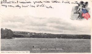 LENOX MASSACHUSETTS LAUREL LAKE~LIVINGSTON #662 PUBLISHED POSTCARD 1905