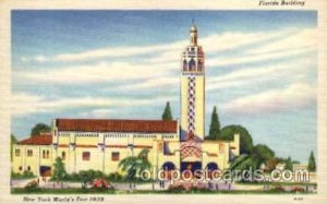 Florida Bldg. New York Worlds Fair 1939 Exhibition Unused 