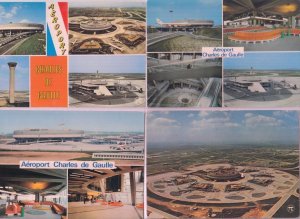 AIRPORT Paris Charles De Gaulle 17 Postcards pre-1980 (L3821)