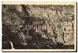 Postcard Old Baume les Messieurs Jura Entree Caves and source of the Dard