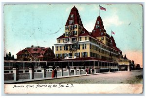 1906 Arverne Hotel Building Arverne By The Sea Long Island New York NY Postcard