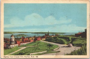 Canada Halifax From Citadel Hill New Brunswick Postcard 05.15