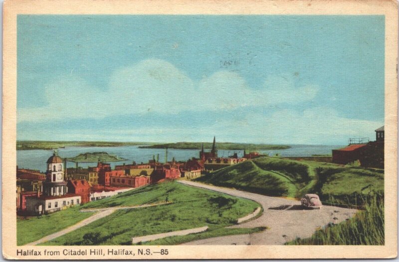 Canada Halifax From Citadel Hill New Brunswick Postcard 05.15