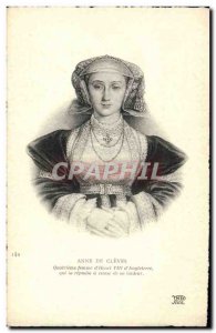 Old Postcard Anne of Cleves