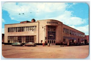 c1950's Union Bus Depot 102 Avenue Edmonton Alberta Canada Vintage Postcard