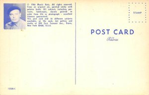 Flowers Artist Morris Katz Unused 