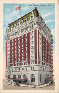 Portland Oregon 1927 Postcard Hotel Benson