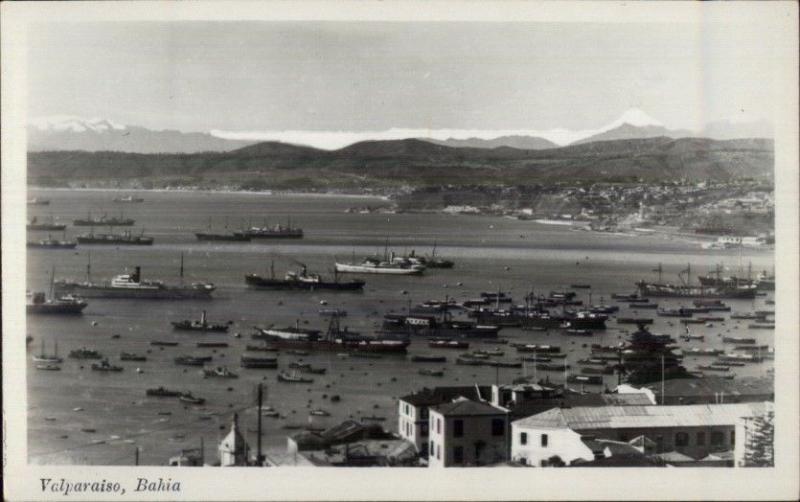 Valparaiso Bahia  Real Photo Postcard