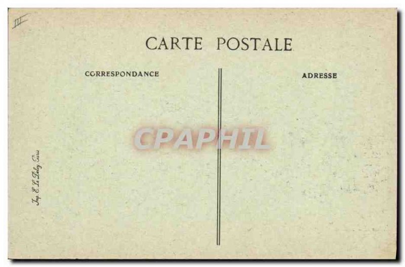 Old Postcard Vitry le Francois Bank Caisse d & # 39Epargne and Post Office