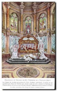 Postcard Old Chapel And Hunting Of St Therese De L & # 39Enfant Jesus