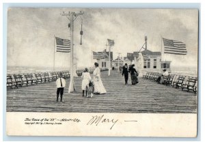 c1905 The Home Of The 57 Flags Atlantic City New Jersey NJ Antique Postcard