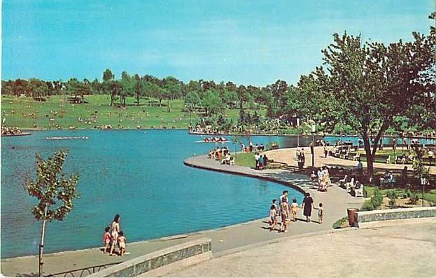 Beaver Lake atop Mount Royal Quebec QC Canada