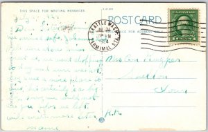 1924 The Chimes University Of Washington Seattle U. S. A. Posted Postcard