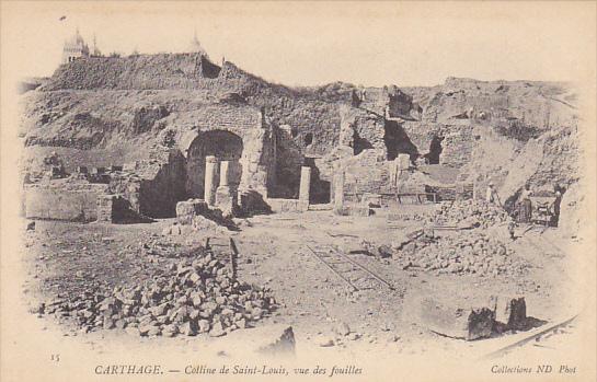 Tunisia Carthage Colline de Saint-Louis vue des fouilles