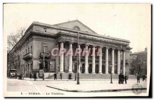 Old Postcard Nimes The theater