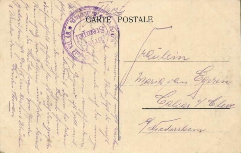 belgium, GROENENDAEL GROENENDAAL, Les Villas (1910s) WWI Feldpost Postcard