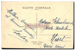 Postcard Old Dinan Rance and La Tour St. Catherine Stamp Daguin