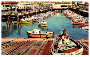 California San Francisco Fishing fleet at Fisherman's Wharf