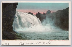 State View~Rainbow Falls~Ausable Chasm NY~UDB~Detroit Photo Co 1905 Postcard