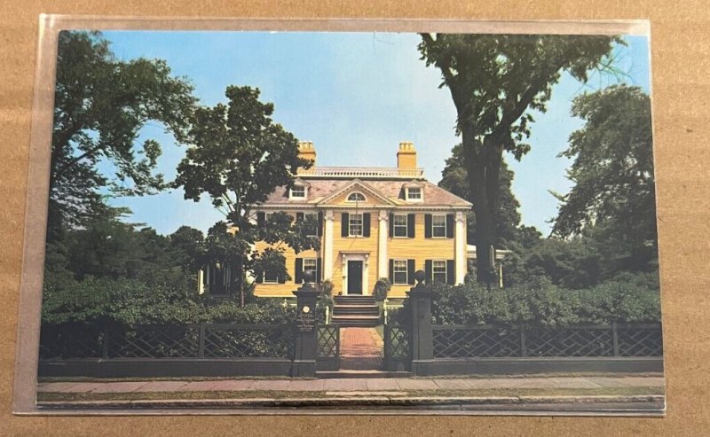 VINTAGE POSTCARD UNUSED LONGFELLOW'S HOME CAMBRIDGE MASS