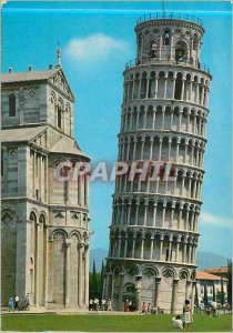 Postcard Modern Pisa Tower Penchee and apse of the Cathedral