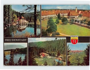 Postcard Different Views in Freudenstadt Germany