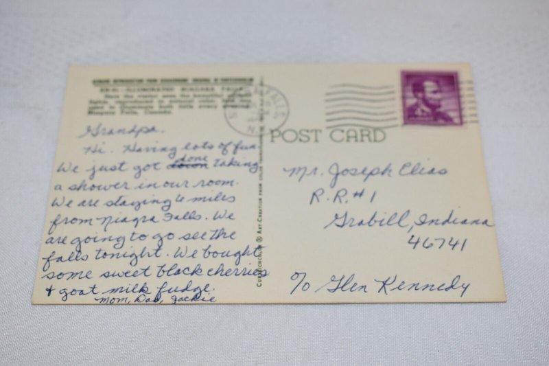 Brilliant Illumination Viewed from Canada Postcard Kodachrome Art Creation KN-91