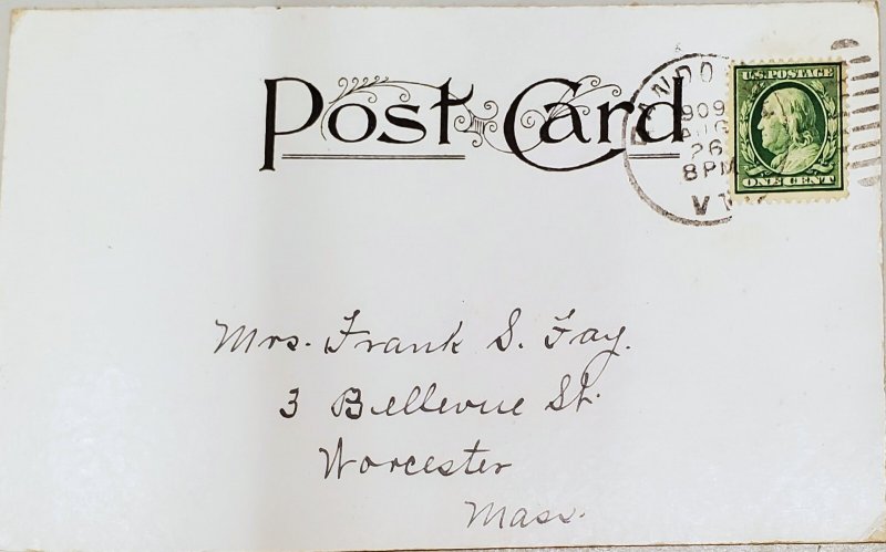 Bradford Vermont Hotel Low, Undivided Back Vintage Postcard U12790