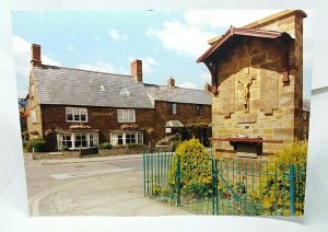 The Dolphin Pub War Memorial Middleton Cheney Northamptonshire Vintage Postcard