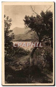 Old Postcard La Douce France Auvergne Surroundings Du Mont Dore Lake Chambon