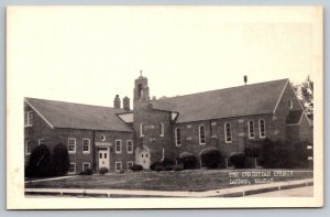 Christian Church   Larned  Kansas   Postcard