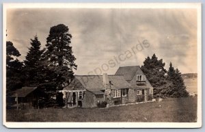 K45/ Port Clyde Maine RPPC Postcard c1910 Home Residence 178