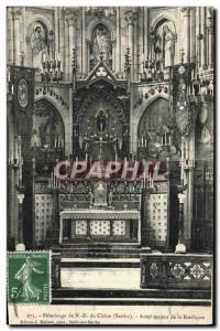 Old Postcard From Pilgrimage ND du Chene major basilica altar