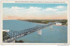 New Ohio River Bridge, Connecting Evansville, Indiana and Henderson, Kentucky...