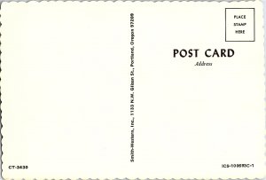 Aerial View Grants Pass Oregon 1960s Continental Postcard