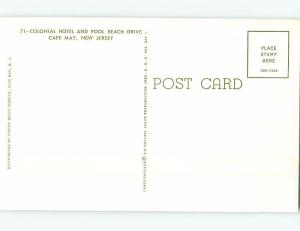 Unused Pre-1980 HOTEL SCENE Cape May New Jersey NJ B0445