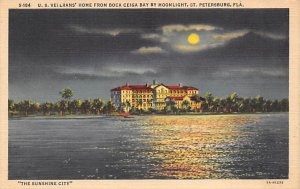 US Veterans Home from Boca Ceiga Bay By Moonlight St Petersburg FL