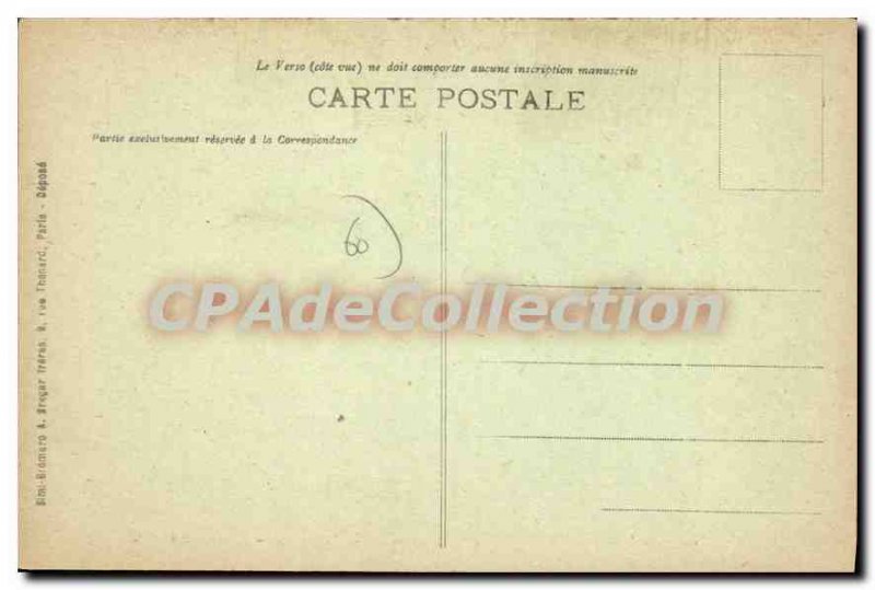 Postcard Ancient Ruins Senlis du Vieux Chateau