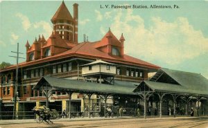 Pennsylvania Allentown LV Passenger Train Railroad Griesemer Postcard 22-1897