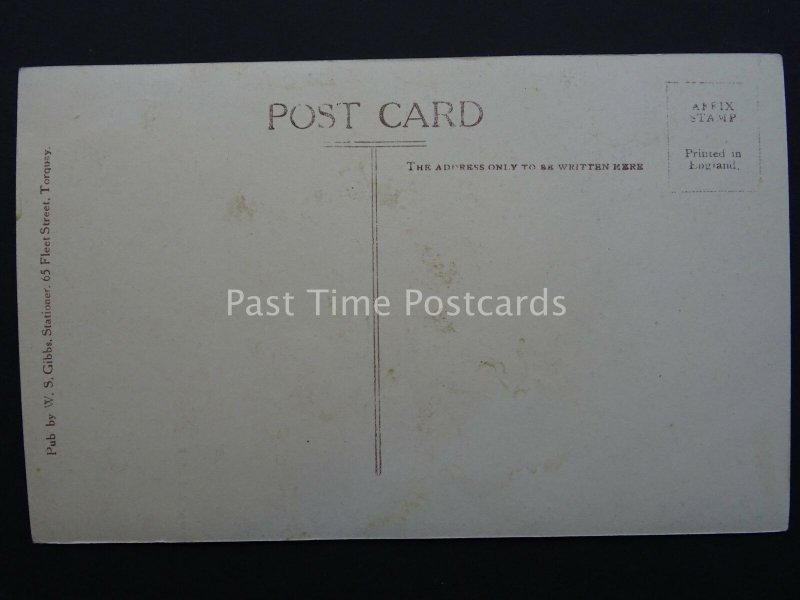 Devon TORQUAY Torbay Road shows Trams & Tramway RP Postcard by W.S. Gibbs