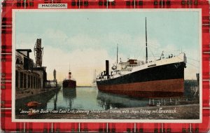 James Watt Dock Greenock Scotland Steamships Macgregor Tartan 4173 Postcard G71