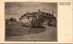 Vtg 1920s Alumnae House Vassar College Poughkeepsie New York NY Postcard