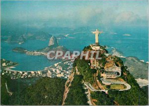 Postcard Modern Brasil Turistico Rio de Janeiro Panoramic View