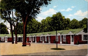 Linen Postcard Bon-Air Motel Highway 241 near Huntsville, Alabama