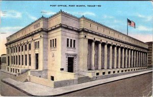 Postcard BUILDING SCENE Fort Worth Texas TX AL0301