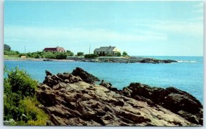 Postcard - Rocks On The Rugged Coast Of Maine