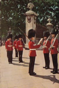 England London Buckingham Palace CHanging The Guard 1957