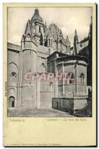 Postcard Old Cathedral Salamanca Torre del Gallo