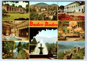Baden-Baden multiview GERMANY 4x6 Postcard